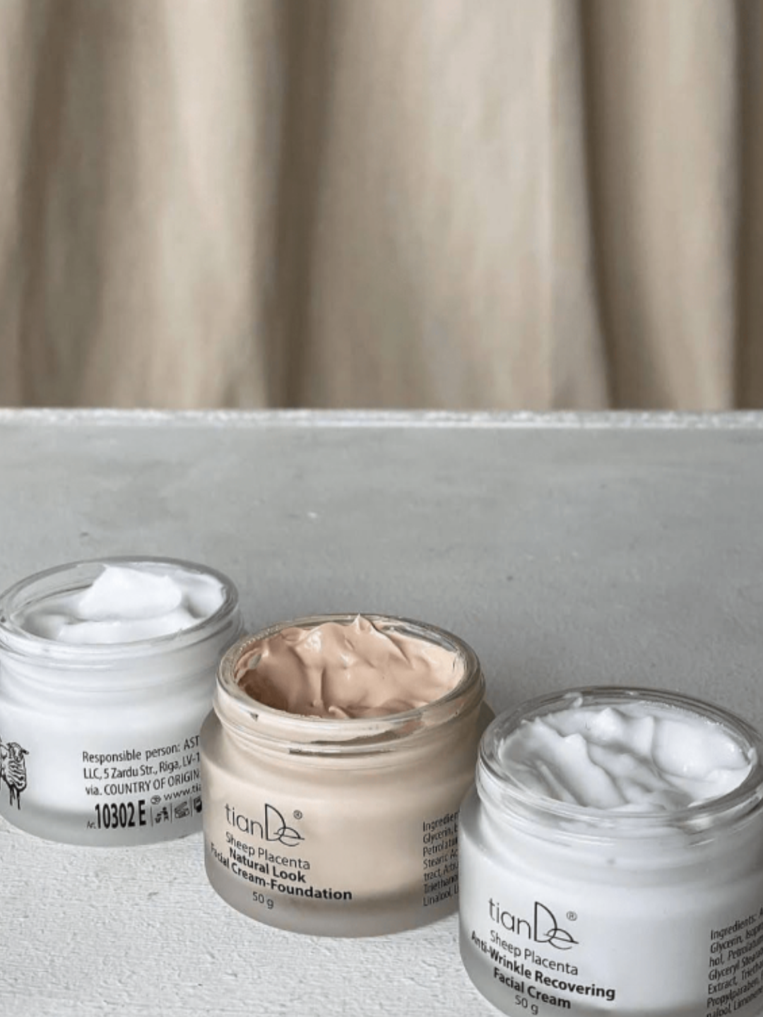 Anti Wrinkle Recovering Facial Cream – Sheep Placenta (50 g)